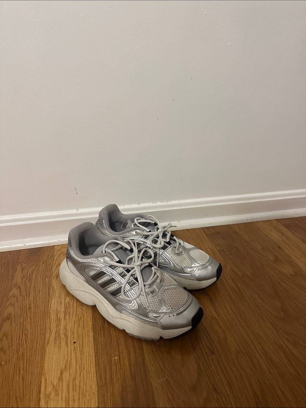 adidas Silver Gray Men's Running Sneakers